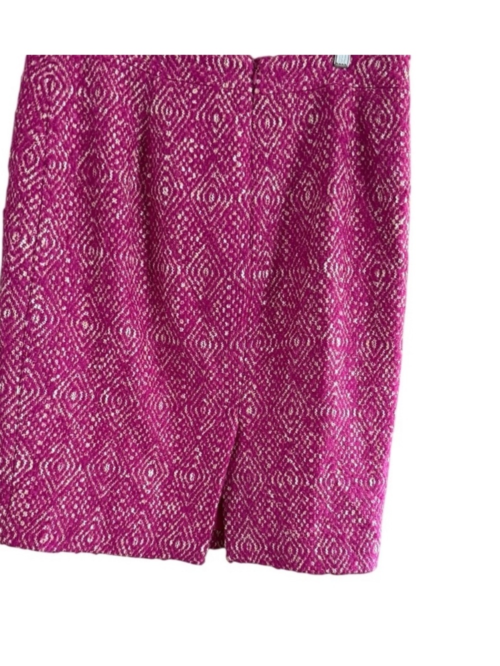 J. Crew Fuchsia Textured A-Line Skirt - Picture 9 of 9